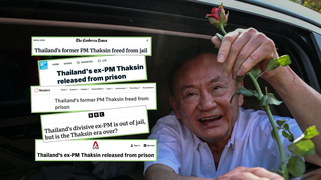 "ดีลล่ม อนุรักษนิยมไม่ไว้ใจ" รวมข่าวพักโทษทักษิณ ผ่านเลนส์สื่อนานาชาติ