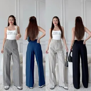 กางเกงกระบอกใหญ่ สีขายดีรุ่น Amma pants ที่ทุกคนต้องมี