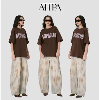 Atipashop - NEUTRIX. ATIPA CLUB เสื้อยืด แขนสั้น ทรงโอเวอร์ไซส์ สกรีนลาย ผ้านิ่มใส่สบาย