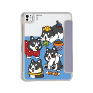 iPad Pro 11" (2024) Clear Purple Husky Play Time (88528793547378852879290516)