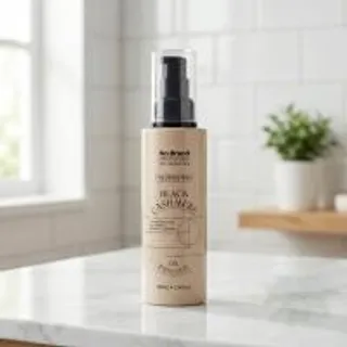 โนแบรนด์น้ำมันบำรุงเส้นผมสูตรแบล็คแคชเมียร์ 100มล. No Brand Black Cashmere Oil Essence 100ml. (8809665595546)