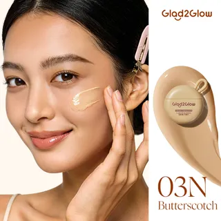 Glad2Glow  Skin tint ติดทนทาน 12 ชั่วโมง ฟินิชผิวเนียนสวยดูสุขภาพดี ฟินิชผิวเน รองพื้น รองพื้นก รองพื้น
