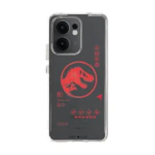 Oppo Reno 13F Clear Case Jurassic Red Map (88528796061028852879000054)