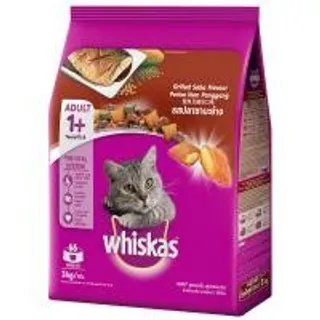วิสกัสพ็อกเกตส์ชนิดเม็ดรสปลาซาบะย่าง Whiskas Pockets Dry Grilled Saba (8853301145176)