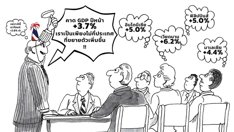 ความจริงในตัวเลขจีดีพี ที่รัฐบาลอวดอ้างว่า ไทยเป็นเพียง 1 ใน 2 ประเทศในเอเชียที่เศรษฐกิจขยายตัวเพิ่มขึ้น