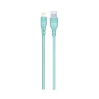 HALE HC-21 สายชาร์จซิลิโคน สายชาร์จโทรศัพท์มือถือ 100วัตถ์ สายไลค์นิ่ง สีเขียว (MKP1499550)