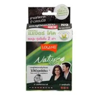 โลแลนแชมพูปิดผมขาวเนเจอร์โค้ดคัลเลอร์สีน้ำตาลประกายเขียวหม่นเบอร์N9 Lolane Nature Code Ash Green Brown Color Shampoo No.N9 (8850460986978)
