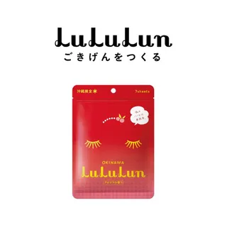 (ซอง 7 แผ่น) LuLuLun Premium Okinawa Acerola Face Mask ลูลูลูน แผ่นมาสก์หน้า สูตรผิวกระจ่างใส ผิวออร่า อะเซโรล่า เมืองโอกินาวา