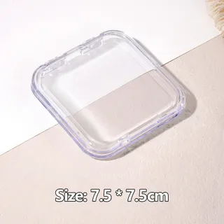 Buutersy Compact Nail Tips Storage Box Transparent Nail Art Packaging Box Press-on Nails Display Box