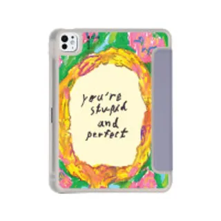 iPad Pro 11" (2024) Clear Purple Mirror Quote by Juli Baker (88528793547378852879005011)