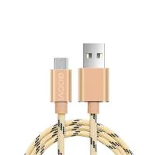 Qoovi สายชาร์จ MICRO รุ่น CC-013A สีทอง (MKP0549939)