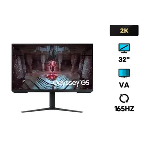 จอคอม Samsung Odyssey G5 LS32CG510EEXXT 32" VA 2K Gaming Monitor 165Hz