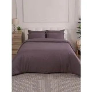 LUCKY MATTRESS ชุดผ้าปูที่นอนพร้อมผ้านวม Micro Touch Premium ขนาด 6 ฟุต x 14 นิ้ว MP 008 สีม่วง (MKP1172181)