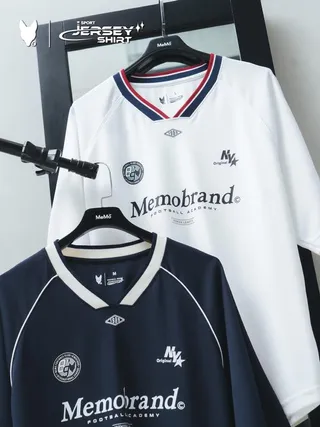 MeMo | Sport Jersey | เสื้อสปอร์ตเมโม่ สกรีนสไตล์ฟุตบอล (Football Jersey, Star League) ผ้าพรีเมียมโพลีเอสเตอร์ ใส่สบาย