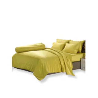 JESSICA BEDDING ชุดผ้าปูที่นอน 6 ฟุต 6 ชิ้น (คิงไซซ์) รุ่น JACQUARD SILKSHINE 500 เส้นด้าย QP009 สีเหลือง (MKP1954174)