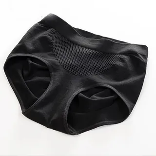 Clemine รังผึ้งไร้รอยต่อหน้าท้องและสะโพกของผู้หญิงกางเกงกลาง-เอว3มิตินวดระบายอากาศผ้าฝ้