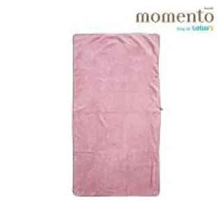 MOMENTOผ้าขนหนูไมโครไฟเบอร์วาฟเฟิลชมพู27X54น. MOMENTO (52549343)
