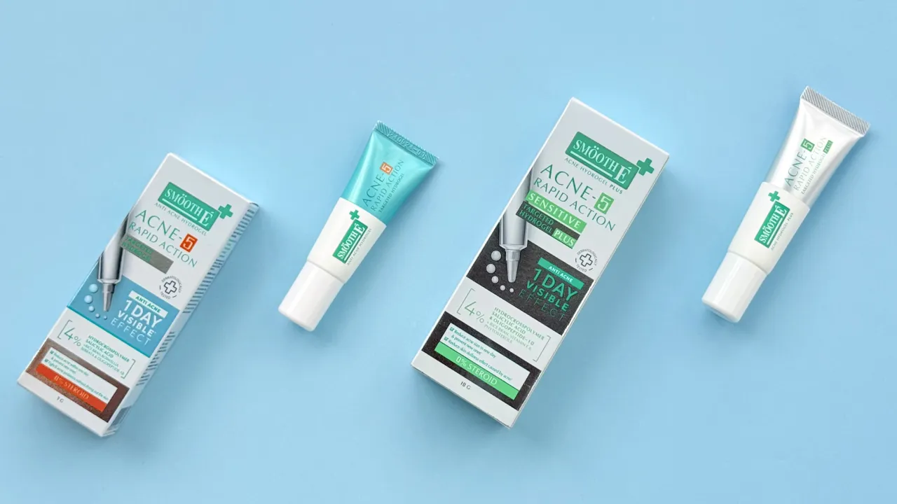 รีวิวเจลแต้มสิว Smooth E สูตรไหนดี ช่วยลดสิว ไม่ทิ้งรอย เลือกแบบไหนให้เหมาะกับผิว