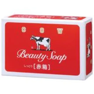 คาวแบรนด์บิวตี้โซปมอยส์เจอร์กล่องแดง 90กรัม Cow Beauty Soap Moisture Red Box 90g. (4901525137010)