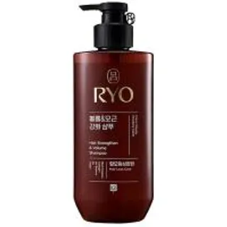 เรียวแชมพูแฮร์สเตรงเทนแอนด์วอลลุ่ม 480มล. Ryo Shampoo Hair Strengthen & Volume 480ml. (8809803590273)