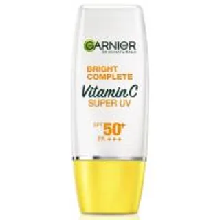 การ์นิเย่ครีมกันแดดไบรท์คอมพลีทซุปเปอร์ยูวีสปอตพรูฟเอสพีเอฟ50 30มล. Garnier Bright Complete Super UV Spot Proof Sunscreen SPF50 30ml. (8994993000982)