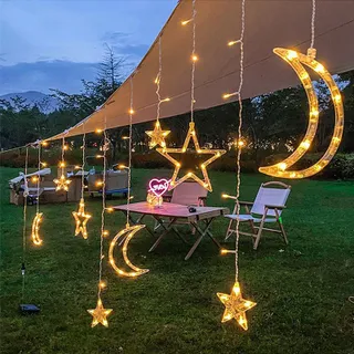 NEOBEE ไฟม่านLED ดาว+หิมะ ขนาด 3.5เมตร 6ใหญ่ 6เล็ก ใช้ประดับตกแต่งสถานที่ ไฟกระพริบ ปรับกระพริบได้ 8 จังหวะ ต่อปลั๊กได้ สวยงามสำหรับห้องและบ้าน