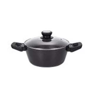SEAGULL หม้อต้มอัลทิเมท 24 ซม. พร้อมฝาแก้ว (สีดำ) (MKP1218544)