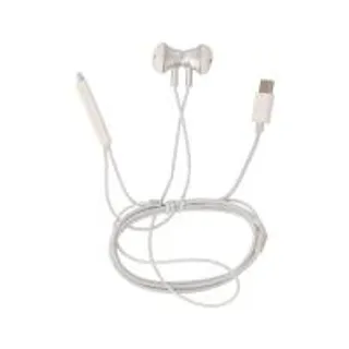 หูฟัง TECHPRO Magnet Earbud with Mic. Type-C White (8857817005252)