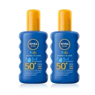 ครีมกันแดดเด็ก NIVEA Sun Kids Protect & Care 5in1 Spray SPF50+