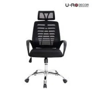 U-RO DECOR SPACE (สเพส) เก้าอี้สำนักงานสำหรับผู้บริหาร สีดำ (MKP1385448)