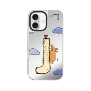 iPhone 16 Mirror Case MagSafe French Bull Dog Bite (88528799927178852879241099)