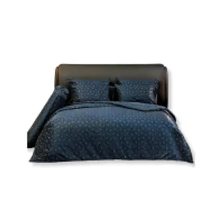 JESSICA BEDDING ชุดผ้าปูที่นอน 6 ฟุต 5 ชิ้น (คิงไซซ์) รุ่น PLATINUM JACQUARD SILKSHINE 800 เส้นด้าย QZ006 สีน้ำเงิน (MKP1891762)