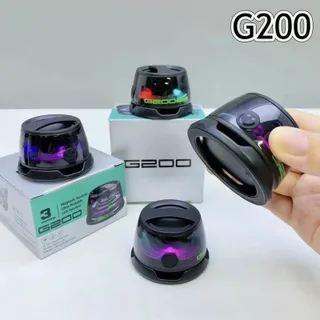 ลำโพงบลูทูธแบบดูดแม่เหล็ก G200ไฟ LED แบบพกพาระบบเสียงกลางแจ้ง